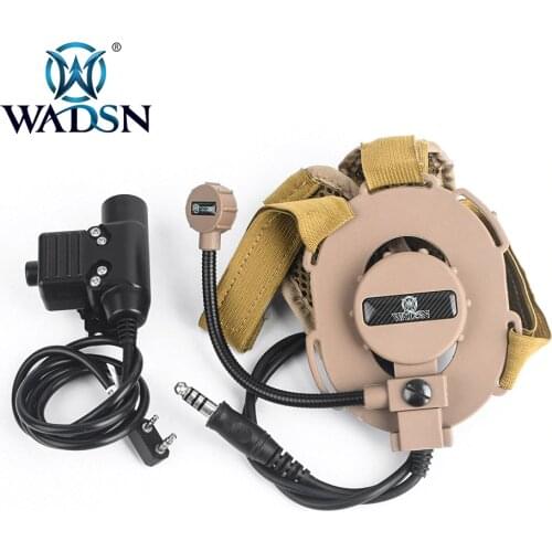 WADSN Bowman Evo III Softair Headsets Peltor Earphone Airsoft Headphone+Push To Talk U94 Tactical PTT Kenwood Adapter WZ183