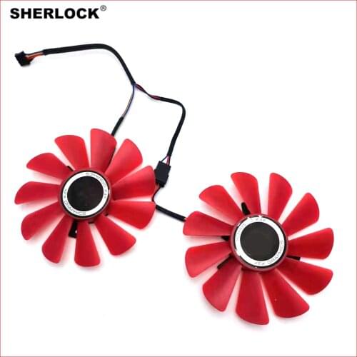 New FDC10U12S9-C 4pin 85mm 2pcs/lot for XFX RX-570-RS RX-580-RS RX480 RX470 RX574 RX578 graphics card fan
