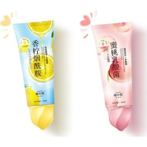 Peach Lemon Moisturizing Hydrating Soothing Repair Anti-cracking Autumn Winter Lactic Acid Nicotinamide Hand Care TSLM2
