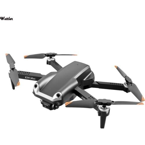 RC Drone 2.4GHZ WiFi 4K HD Dual Camera Aerial Photography Dron Three-way Obstacle Avoidance Folding Quadcopter Toys K99 MAX