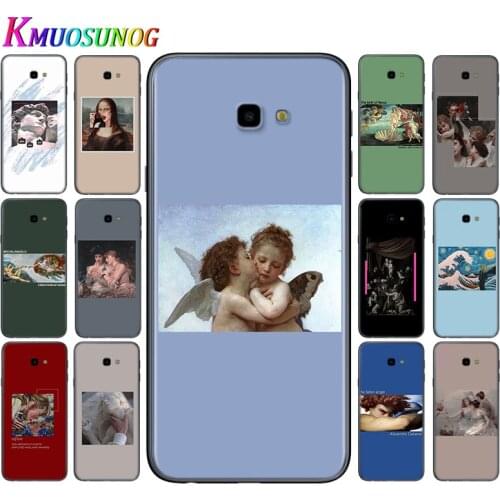 Silicone Cover Retro Pattern Art Aesthetic For Samsung Galaxy J8 J7 Duo J6 J5 Prime J4 Plus J3 J2 Core 2018 2017 2016 Phone Case