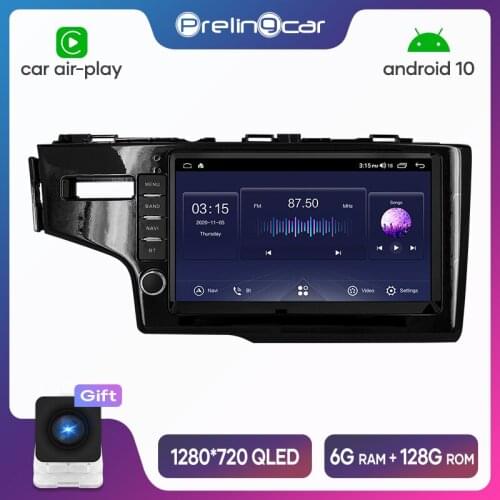 Android 10.0 System Car IPS Touch Screen Stereo For Honda fit jazz LHD 2014 2015 2016 2017 2018 years car player Stereo