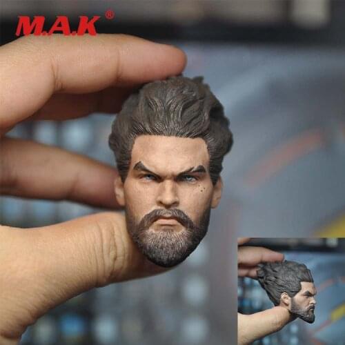 High quality 1/6 Neptune Head Sculpture Floating Hairstyle Under the Sea Suitable for Strong Muscles