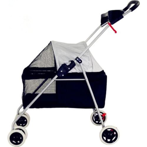 2017 Folding pet gear for middle size dog loading 15kg four wheel folded Pet Stroller/Dog Strollers 6 Colours Available