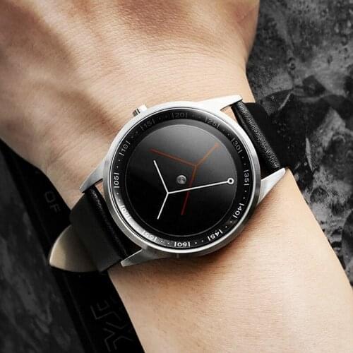 2021 Enmex design wristwatch branch creative design leather case Oil Painting face fashion quartz clock watch