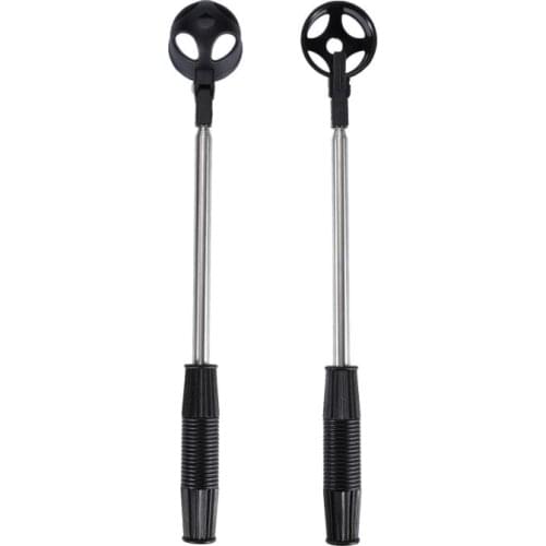 Automatically Telescopic Stainless Steel Shaft Scoop Golf Ball Retriever Golf Pick Up Scoop Accessories 2M