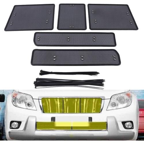 Car Middle Insect Screening Mesh Front Grille Insert Net Anti-mosquito Dust For Toyota Land Cruiser Prado 150 2010-2012 2013