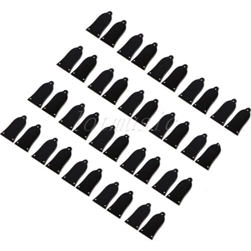 40Pcs Black Guitar Truss Rod Cover for Electric Guitar Replacement Parts