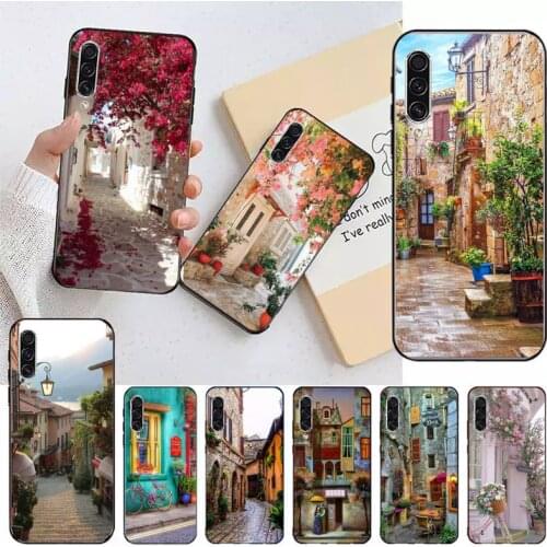 Travel italy France London Flower World Phone Case For Samsung A40 A31 A50 A51 A71 A20E A20S S8 S9 S10 S20 Plus note 20 ultra