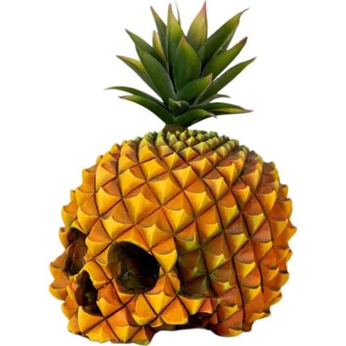 Halloween Pineapple Halloween Ornament Sculpture Creative Fruit Figurine Office Living Room Bedroom Desktop Decoration