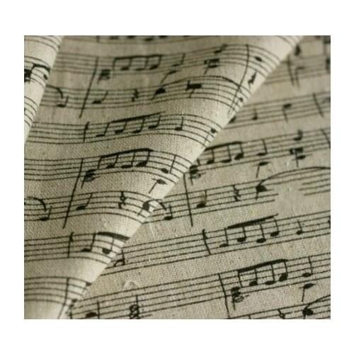 Cotton Linen Fabric by meter Printing Stave Linen Fabric for DIY sewing home decor cotton fabric