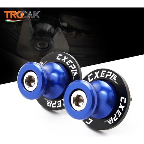 YZF Motorcycle Swingarm Spools M6 Stand Screws CNC Aluminum Motorcycle Accessories for Yamaha YZF R3 R25 R6 R1 2013-2019