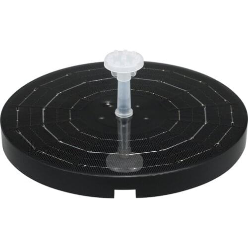 HOT 3.8W Floating Solar Panel Powered Fountain Pump Colorful LED Light Outdoor Swimming Pool Garden Water Fountain