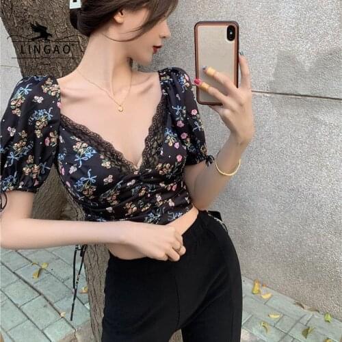 LINGAO Lace Blouses