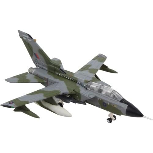 Diecast 1/200 Tornado Fighter GR.4 No. 31 Squadron Mini Alloy Military Aircraft Model Desktop Decoration Gifts