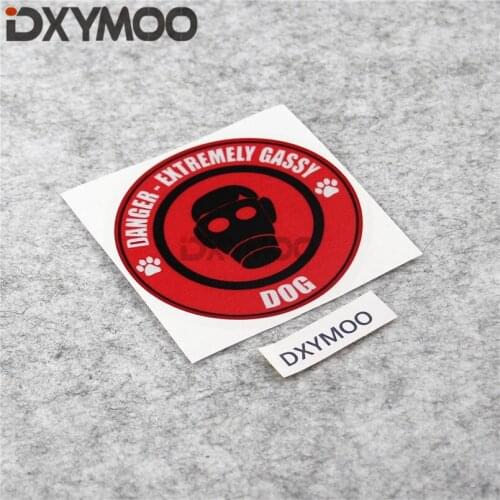 Motorcycle Bike Helmet Zombie Sticker DANGER ENTERMELY GASSY Car Styling Vinyl Bumper
