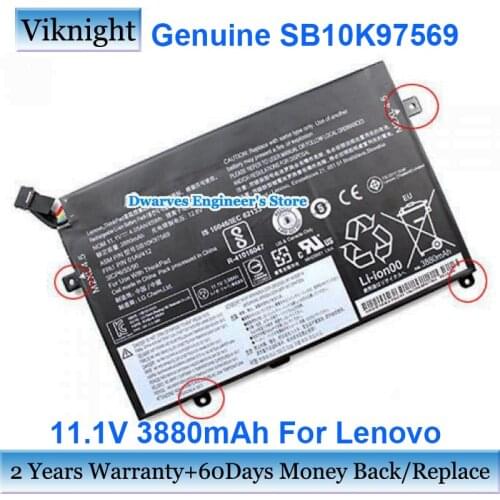 Genuine SB10K97569 Battery For Lenovo 01AV421 Laptop Batteries 11.1V 3880mAh 45Wh
