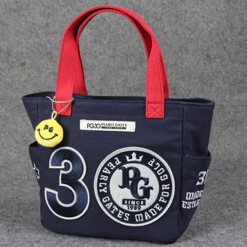 PG Fashion Women Bags Golf Ball Handbag Environmental Protection Canvas Composite StorageBag