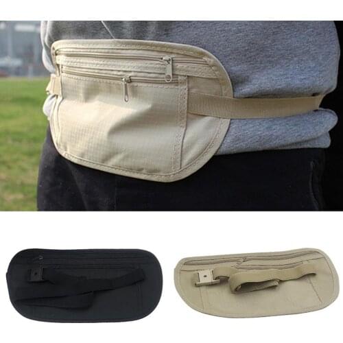 Outdoor Waist Belt Bag Travel Anti-theft Invisible Phone Passport Cash Pouch Multi-functional Ultra-thin Sports Running Bags