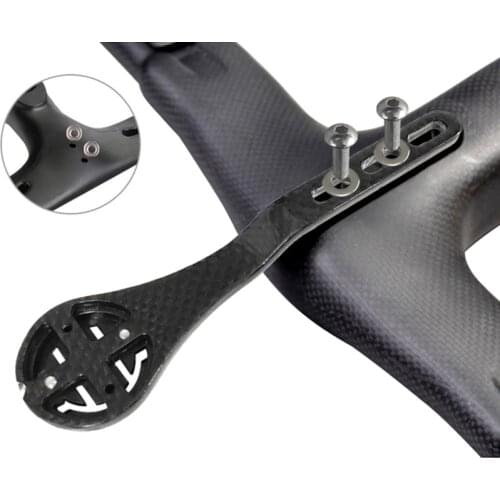 GUB 692 Carbon Fiber Bicycle Road Bike 700C Cycling MTB Computer Stopwatch Speedometer Mount Holder For Garmin Cateye Bryton 16g