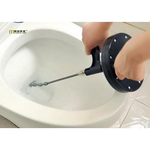 1Pc Hand Pipeline Dredge Sewer Cleaning Tool Through Toilet 4M Hook Tube Cleaner Kitchen Accessories Convenient Drain OK 0334