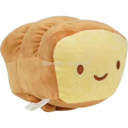 18CM Toast Bread Plush Soft Dolls Kids Christmas Gift Plush Figure Retail
