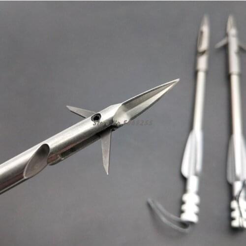 3/5pcs Stainless Steel Broadheads Arrowhead Bow Fishing Slingshot Arrow Hunting Shooting Catapult Dart For Shooting Hunting Tool