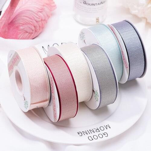 3CM 20yards Shiny Cotton ribbon DIY Bow Craft Ribbons Card Gifts Wrapping Flowers, floral, tied gifts, decoration, baking