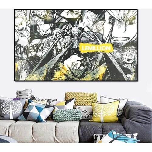 Anime Poster My Hero Academia Art Prints Original Canvas Artwork 20 x 28 Inches,No Frame