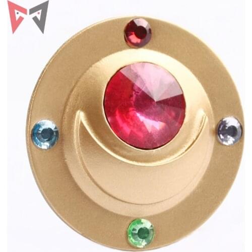 Athemis New Costumes Badge Sailor Usagi Cosplay Accessory Brooch Pins Shiny Acrylic Jewelry