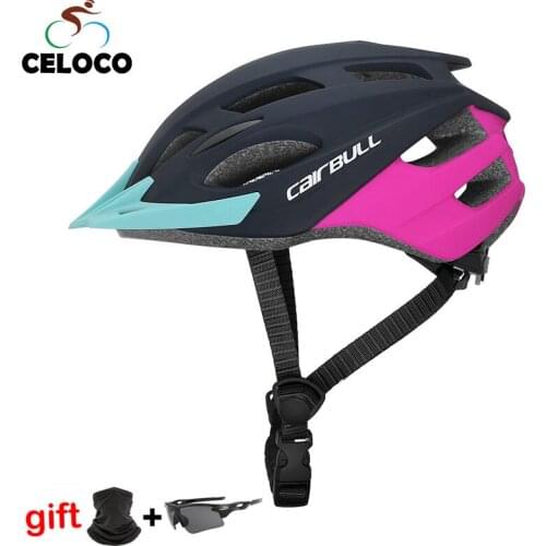 Cairbull Outdoor Ultralight Mountain Road Bike Helmet Ventilated Riding Cycling Helmet In-mold DH MTB ROCKRIDE Bicycle Helmet