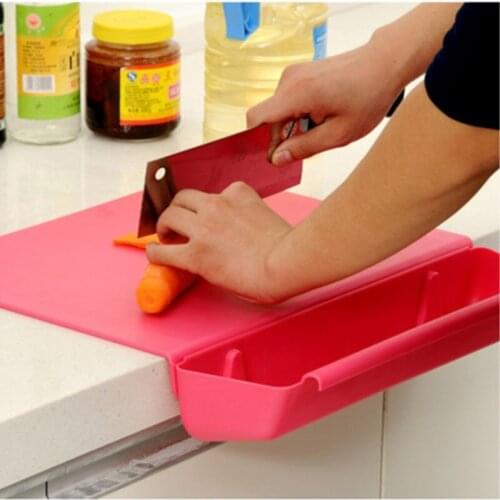 Plastic chopping board Kitchen foldable cutting board creative non-slip folding cutting board perfect cooking mat030 3