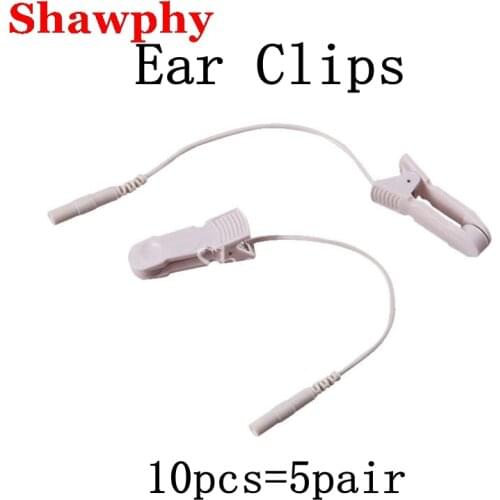 Electrode Ear Clips Breast Nipple Ear Pain Relief Clip Tens Electrode Lead Wire Connecting Cable Sleeping Aids Earclips