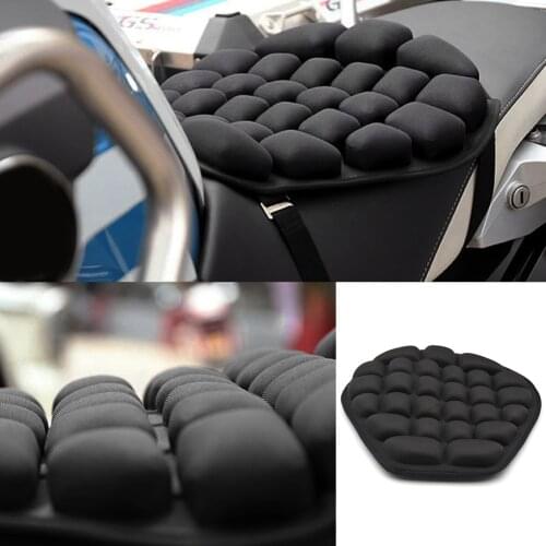 Motorcycle Sponge cushion Pad Seat Sunscreen Mat Car Non Slip office Cushion Accessories Motorcycle 3D Shock Absorb Seat Cover