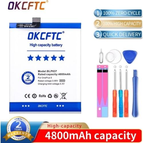 OKCFTC OnePlus 5 Phone Batteries
