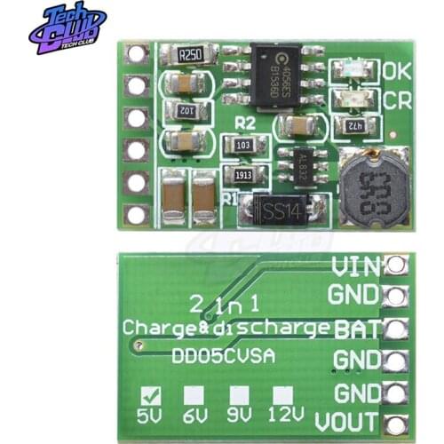 DC 12V UPS Portable Step Up Down Module Power DIY Board Charger Adjutable Boost Converter Module For 18650 Lithium Battery
