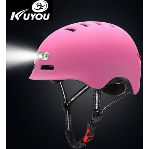 Illuminated Warning Light Helmet Motorcycles Cycling Electric Scooter Balance Car & Single Lens Visors Moto Casco Safety Helmets