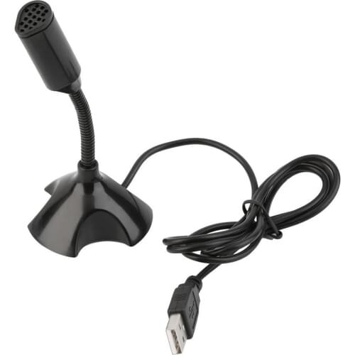 Universal USB Stand Mini Speech Microphone Desktop Microphones Mic For PC Desktop Laptop Notebook