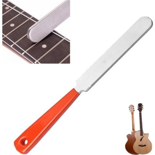 High Quality Steel Rubber Guitar Frets File Sharpening Tool Stainless Steel Narrow Dual Cutting Tool Guitar Parts Accessories