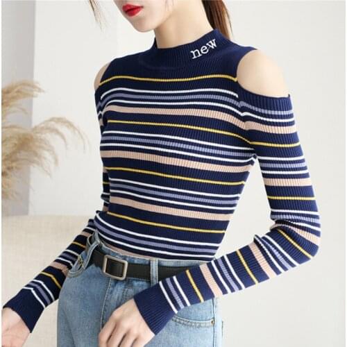 Женские пуловеры с открытыми плечами Wednesf China At AliExpress