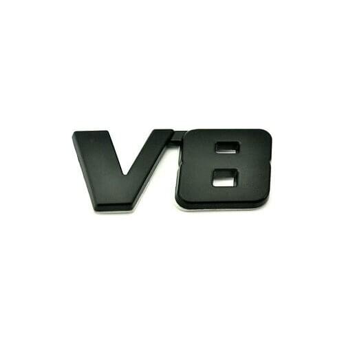 1X 3D V6 V8 Car Badge Decal emblem 5.0 6.2 Logo car stickers Car Styling