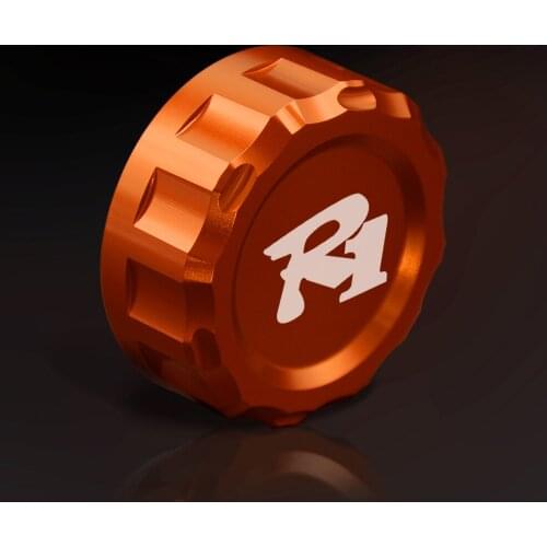 Motorcycle Accessories Rear Brake Fluid Reservoir Cover Cap For YAMAHA YZF R1 YZFR1 2009-2014 2010 2011 2012 2013 CNC Aluminum