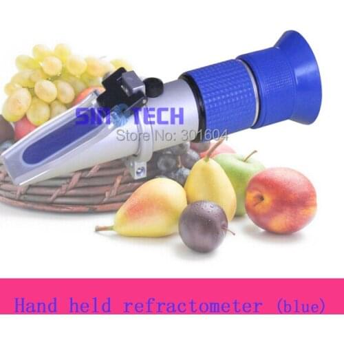 Free shipping hand held 0-32% Brix Sugar Refractometer RHB-32ATC with Auotamic Temperature Compesation