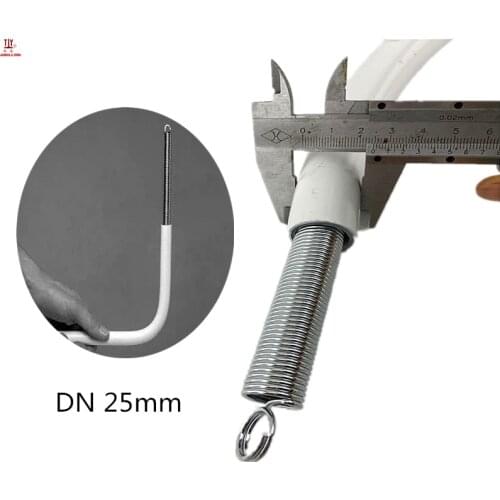 Free shipping extension spring 500mm 1PCS DN25mm manual pvc pipe bender spring tube bending tension spring hydropower tool