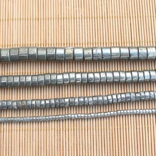 Natural Pyrite wheel shape Loose Beads 7.5inch per strand,For DIY Jewelry Making !We provide mixed wholesale for all items