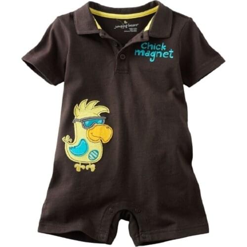 Hooyi baby boy clothes bebe jumpsuit baby rompers Brown Chick Magnet newborn romper months costumes Boys Outfits