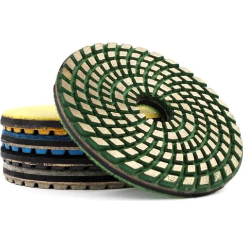 4 Inch DIAMOND Grinding Disc 1PC 100mm Sintered Metal Bond Dry Wet Polishing Wheel For Concrete stone Turbo Segment Abrasive pad