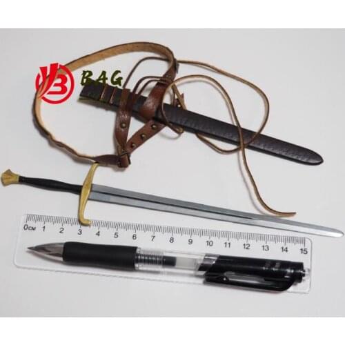 1/6 of the Action Figures Model FIRE PHOENIX FP002 Teutonic Knight belt Crusader Sword metal