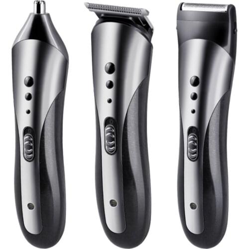 3-in-1 Electric Beard Shaver for Men Hair Clipper Set Nose Shaving Hair Trimmer MPwell