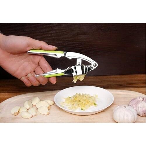 1PC Garlicpress Stainless Steel Gadget Ginger Garlic Presses for Kitchen Tool Nut Cracker Crusher Accessories KX 133